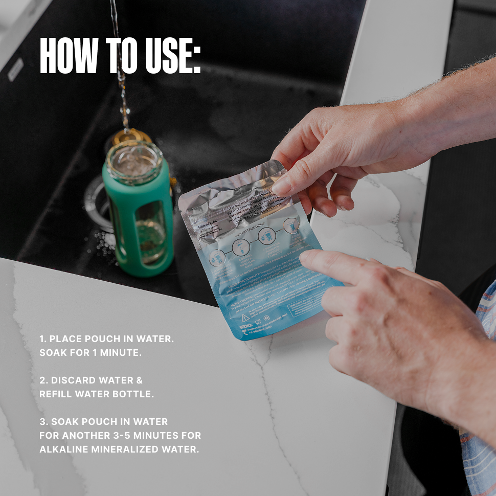 pH On-The-Go Alkaline Water Filter Pouch