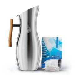 Premium Water Filtration: pH Vitality Stainless Steel Pitcher (64oz)