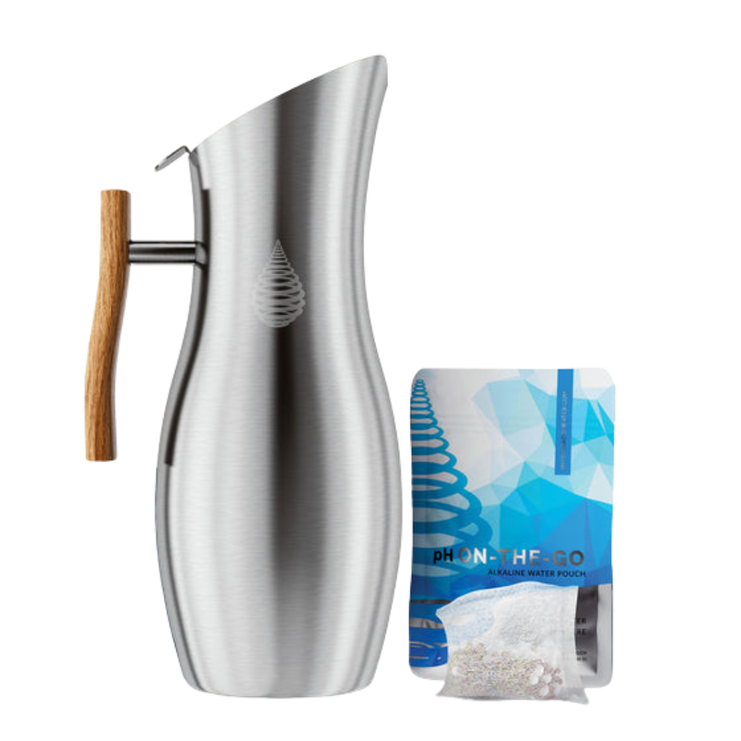 pH Vitality Stainless Steel Pitcher (64oz)