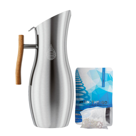 pH Vitality Stainless Steel Pitcher (64oz)