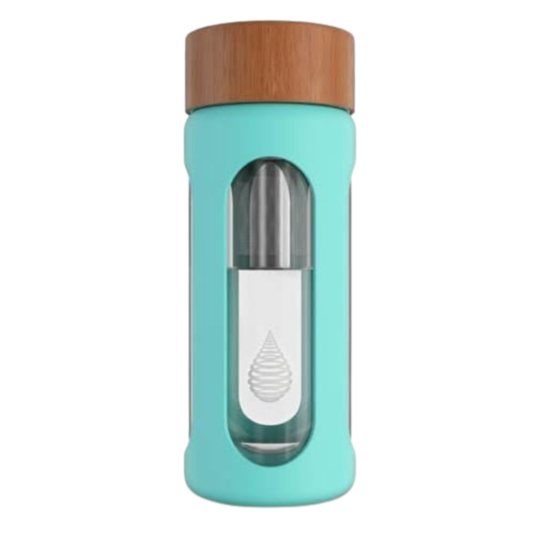 pH Hydrate Glass Water Bottle