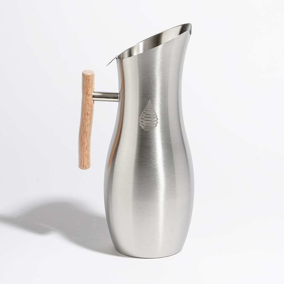 pH Vitality Stainless Steel Pitcher (64oz) - Silver