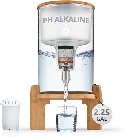 pH Recharge Glass Alkaline Water Dispenser