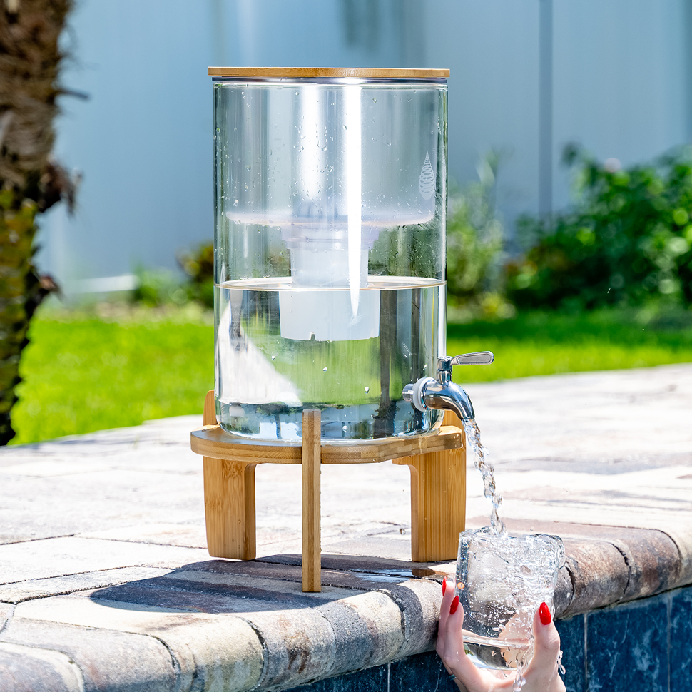 pH Recharge Glass Alkaline Water Dispenser