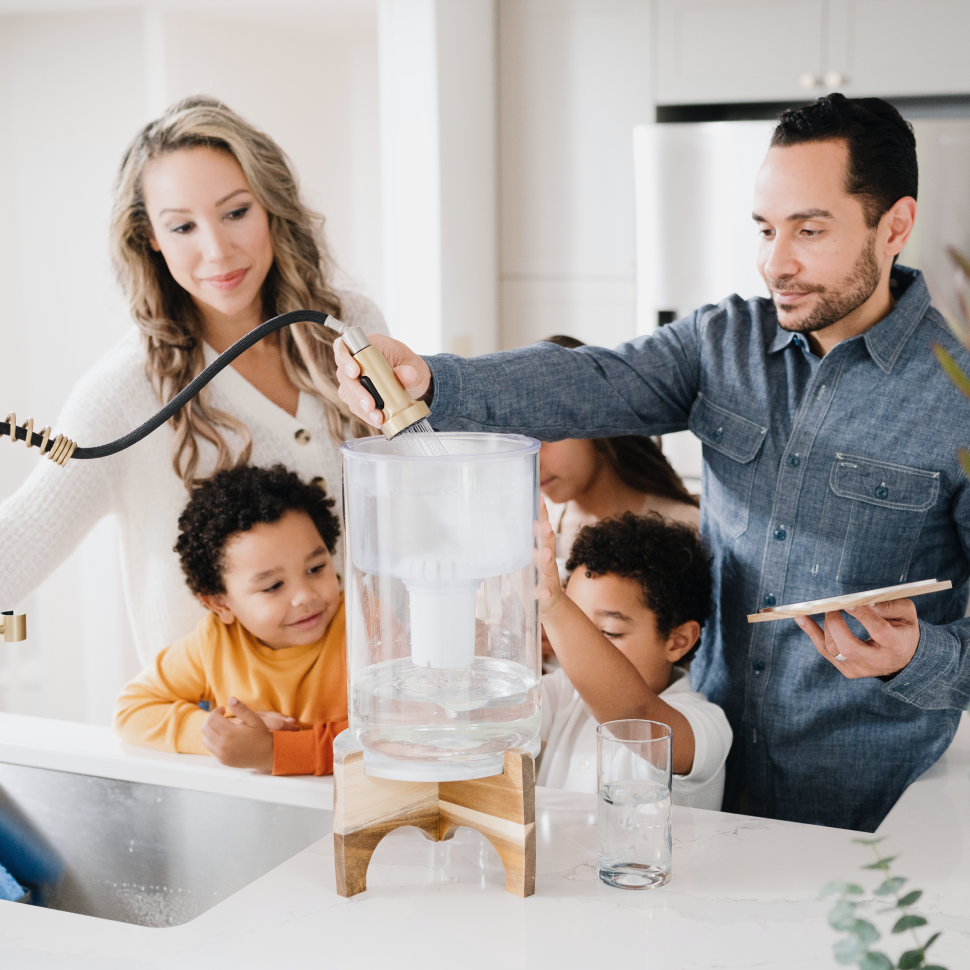 pH Recharge Glass Alkaline Water Dispenser