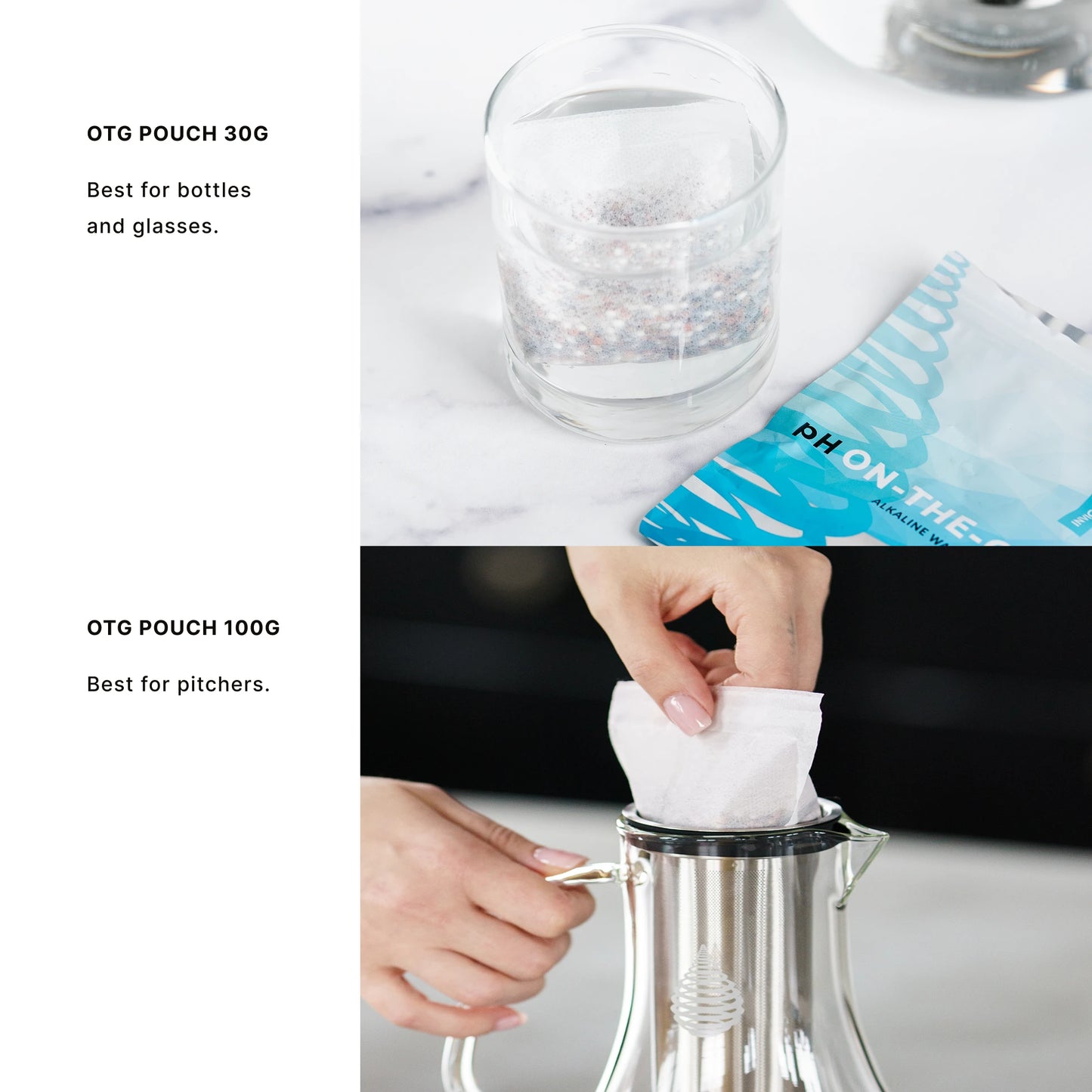 pH On-The-Go Alkaline Water Pouch