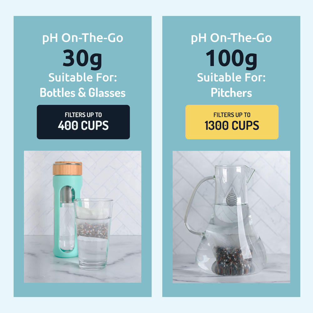 pH On-The-Go Alkaline Water Filter Pouch