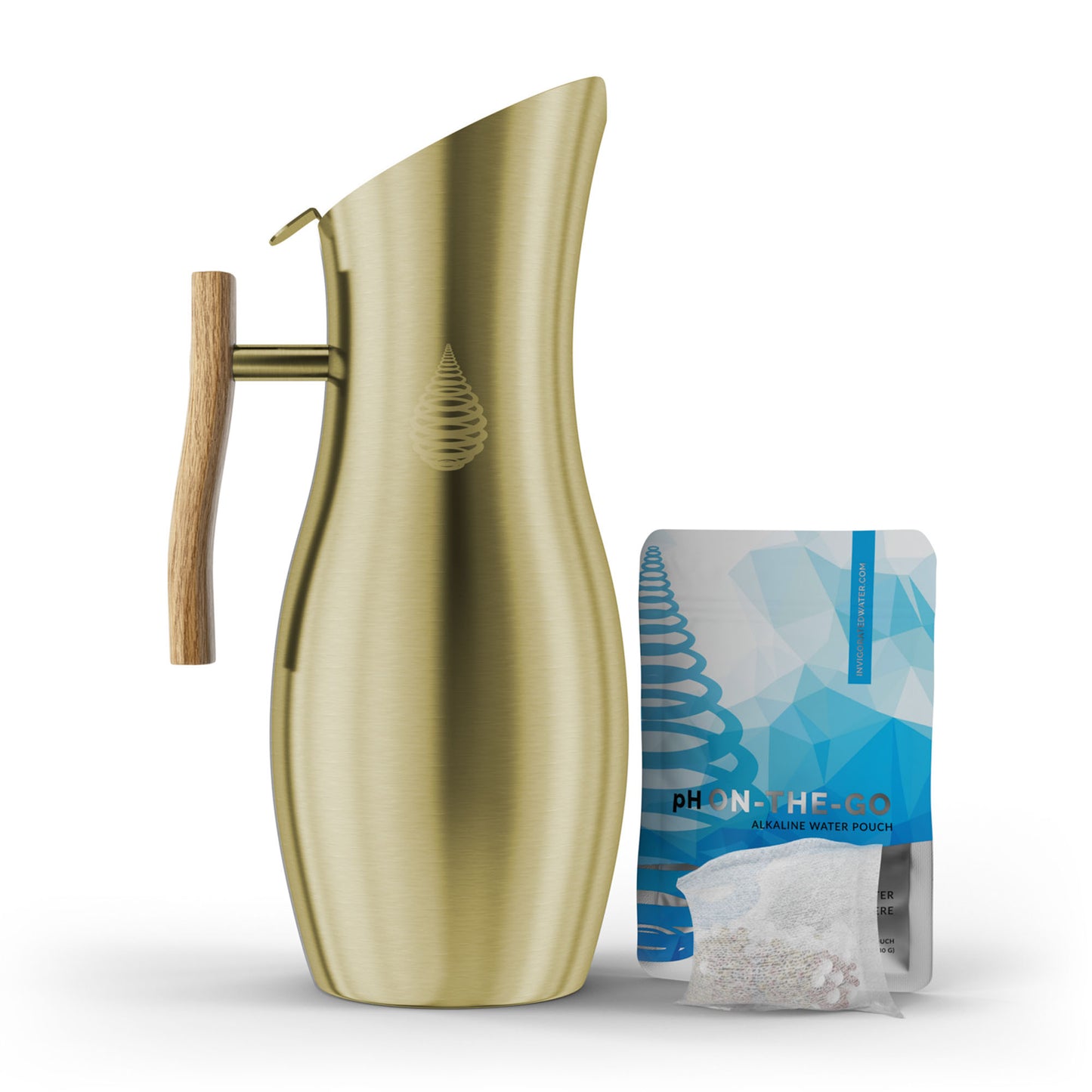 pH Vitality Stainless Steel Pitcher (64oz)