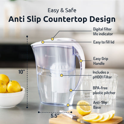 pH Refresh Alkaline Water Pitcher
