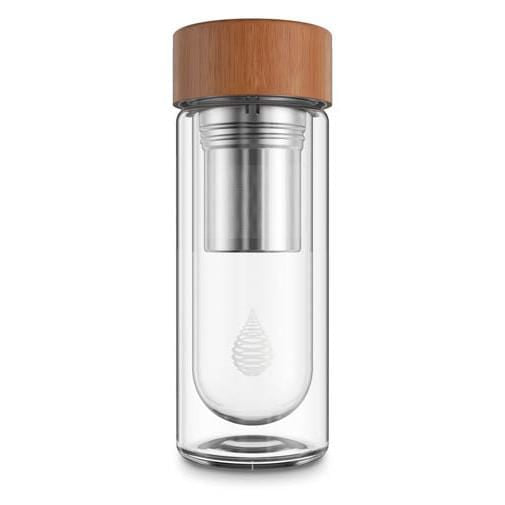 pH Hydrate Glass Water Bottle